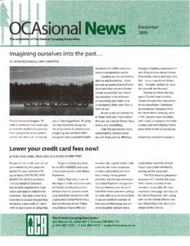 OCAsional News: The Newsletter of the Ontario Camping Association