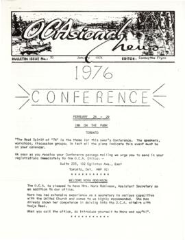OCAsional News, bulletin issue no. 70